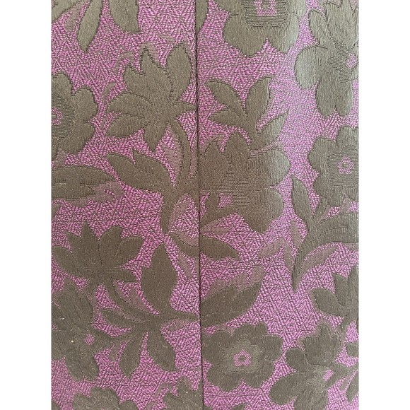 Clearance: Studio 1940 BLAZER Purple With Textured Black Flowers Large - Picture 4 of 8
